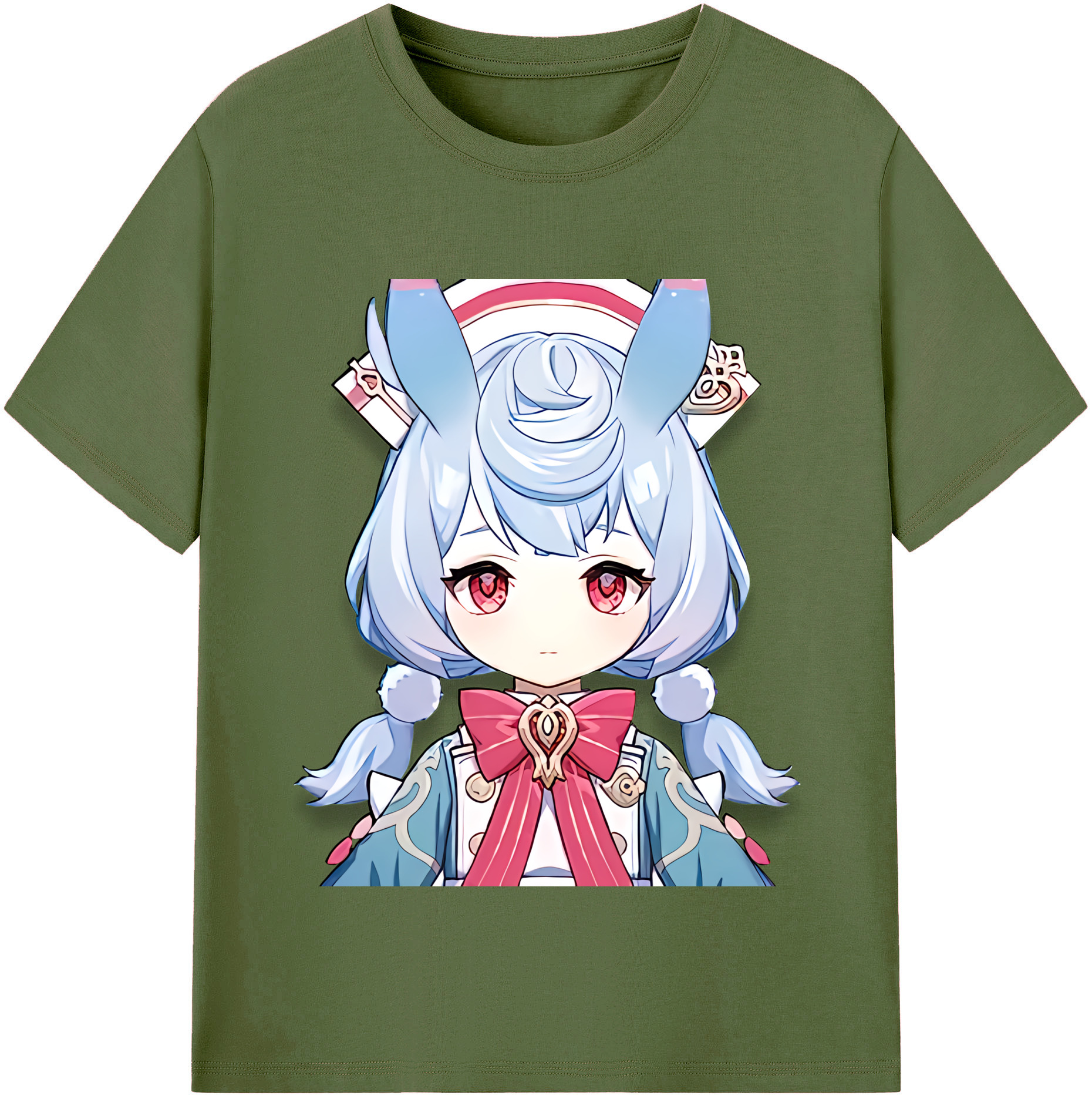 げんし神 シゲウィン genshin Shigewin 綿100％半袖Tシャツ（フロントプリント）